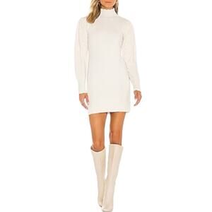 NWT BB Dakota Steve Madden Break My Stride Oatmeal Sweater Dress Cabincore L